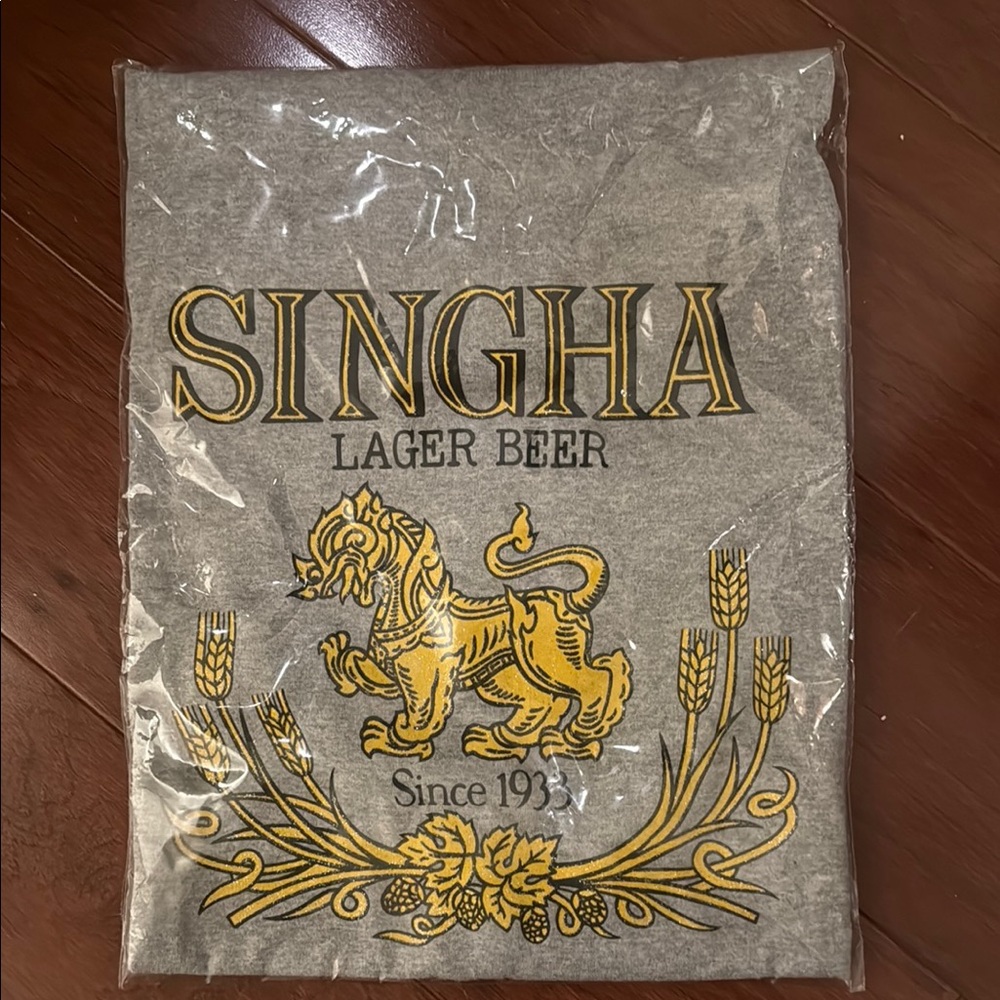 Singha Lager Beer Gray T-Shirt